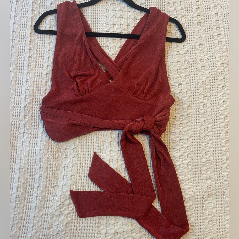 Grey bandit top